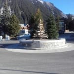 Giratoire - Courchevel - Savoie