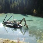 Curage plan d’eau de la Rosière - Courchevel - Savoie