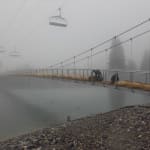 Passerelle retenue Altiport - Méribel - Savoie