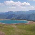 Retenue d'altitude de Gudauri (Géorgie)