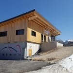 Bâtiment d'accueil stade des Tuffes - Prémanon Les Rousses - Jura